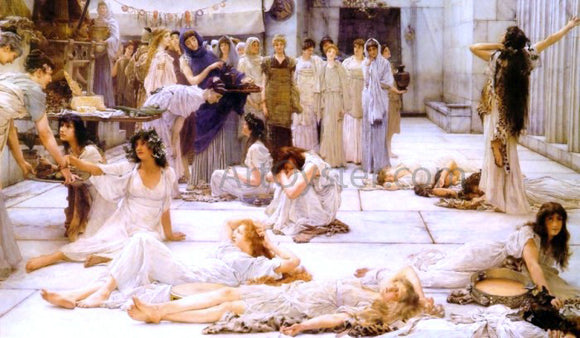  Sir Lawrence Alma-Tadema The Women of Amphissa - Art Print