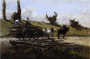  Camille Pissarro The Wood Cart - Art Print