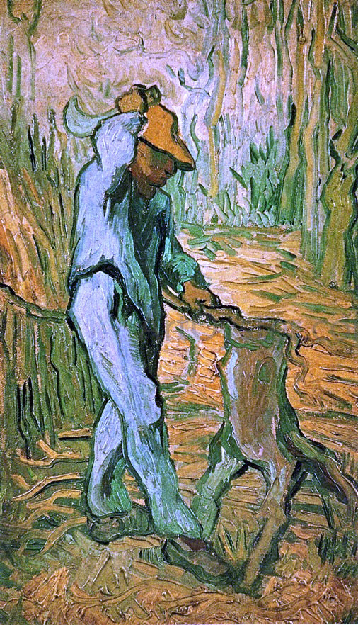  Vincent Van Gogh The Woodcutter (after Millet) - Art Print