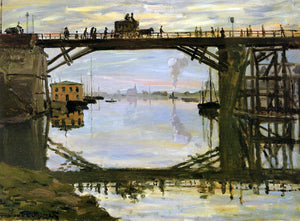  Claude Oscar Monet The Wooden Bridge - Art Print