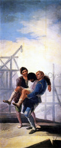  Francisco Jose de Goya Y Lucientes The Wounded Mason - Art Print