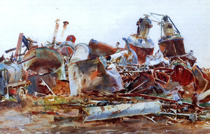  John Singer Sargent The Wrecked Sugar Refinery - Art Print