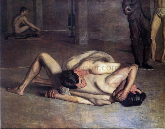  Thomas Eakins The Wrestlers - Art Print