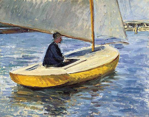  Gustave Caillebotte A Yellow Boat - Art Print