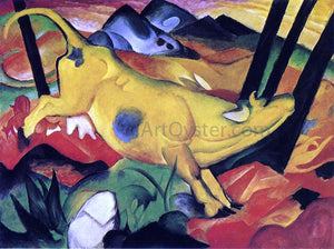  Franz Marc The Yellow Cow - Art Print