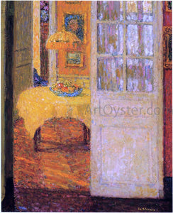  Henri Le Sidaner The Yellow Tablecloth - Art Print