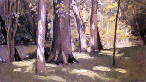  Gustave Caillebotte The Yerres, Effect of Light - Art Print