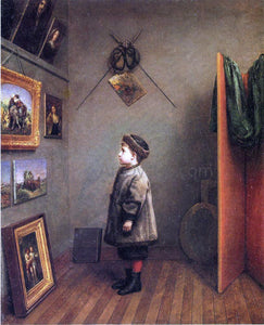  Robert M Pratt The Young Connoisseur - Art Print