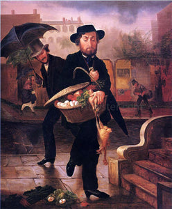  Lilly Martin Spencer The Young Husband, First Marketing - Art Print
