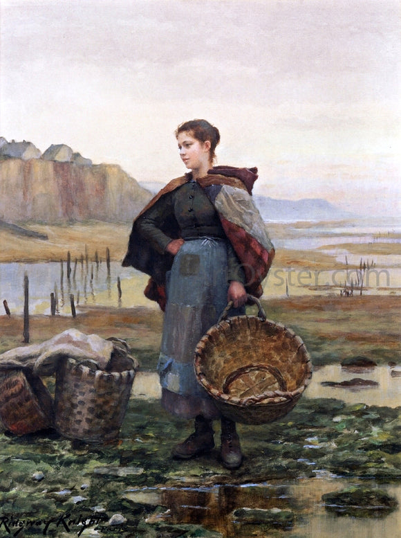  Daniel Ridgway Knight The Young Laundress - Art Print