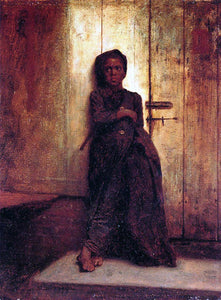  Eastman Johnson The Young Sweep - Art Print