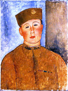  Amedeo Modigliani The Zouave - Art Print