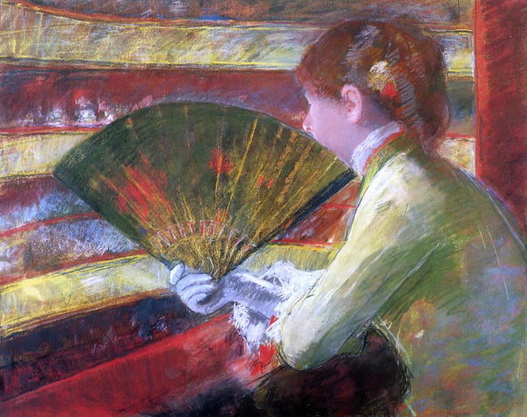  Mary Cassatt A Theater - Art Print