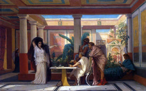  Gustave Rodolphe Boulanger Theatrical Rehearsal in the House of an Ancient Rome Poet - Art Print