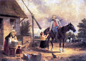  Francis William Edmonds Thirsty Drover - Art Print