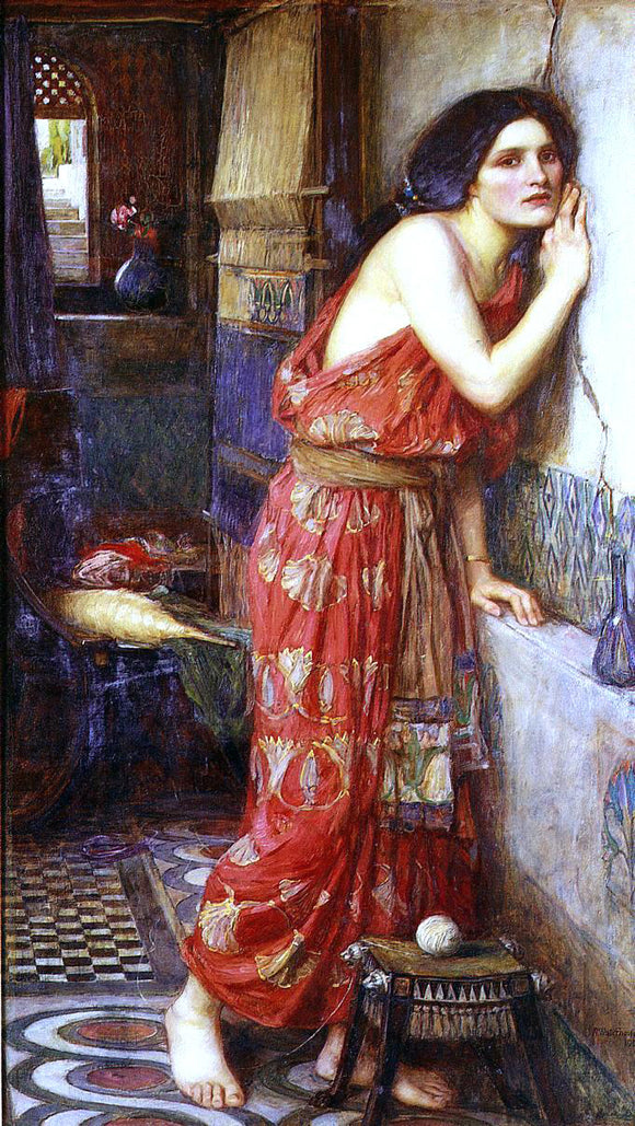  John William Waterhouse Thisbe (also known as The Listener) - Art Print