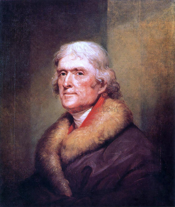  Rembrandt Peale Thomas Jefferson - Art Print