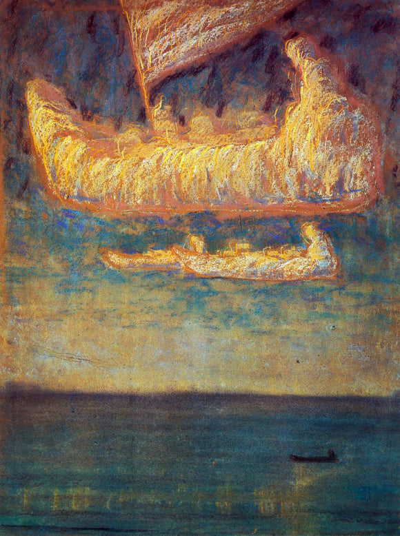  Mikalojus Ciurlionis Thoughts - Art Print