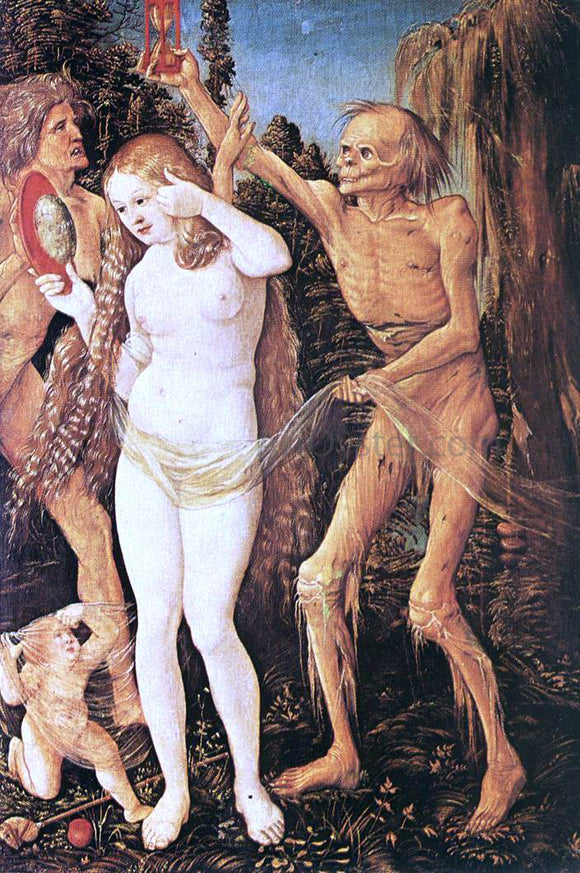  Hans Baldung Three Ages of the Woman and the Death - Art Print