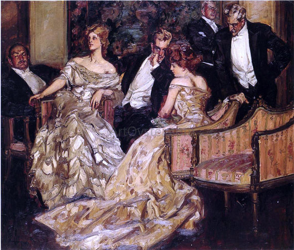  Albert B Wenzell Three is a Crowd - Art Print