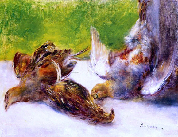  Pierre Auguste Renoir Three Partridges - Art Print