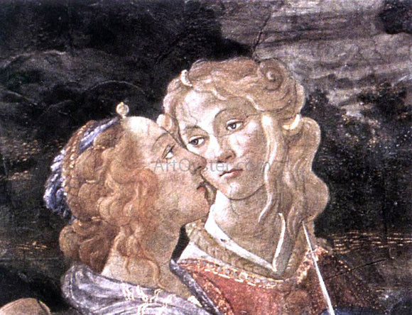  Sandro Botticelli Three Temptations of Christ (detail 7) (Cappella Sistina, Vatican) - Art Print