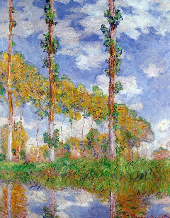  Claude Oscar Monet Three Trees in Summer - Art Print