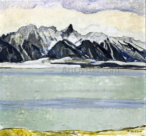  Ferdinand Hodler Thumersee with Stockhornkette in Winter - Art Print