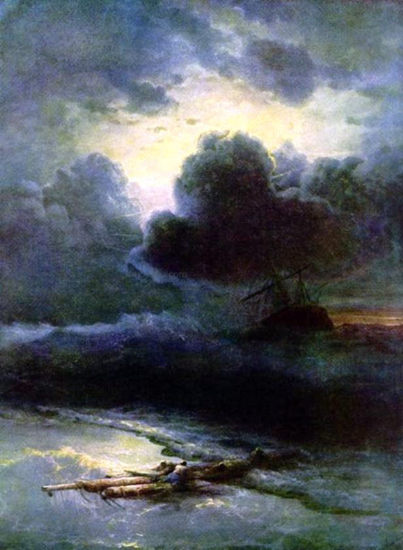  Ivan Constantinovich Aivazovsky Thunderstorm - Art Print