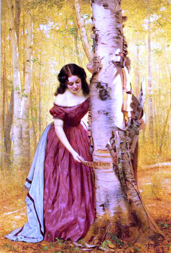  John George Brown Thus Perish the Memory of Our Love - Art Print