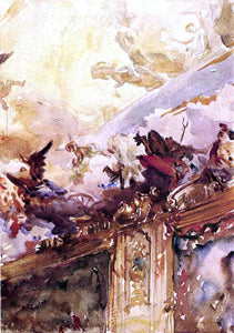  John Singer Sargent Tiepolo Ceiling, Milan - Art Print