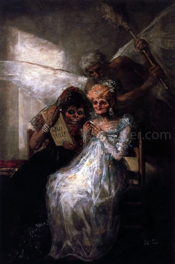  Francisco Jose de Goya Y Lucientes Time and the Old Women - Art Print