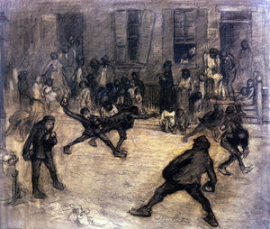  George Wesley Bellows Tin Can Battle, San Juan Hill, New York - Art Print