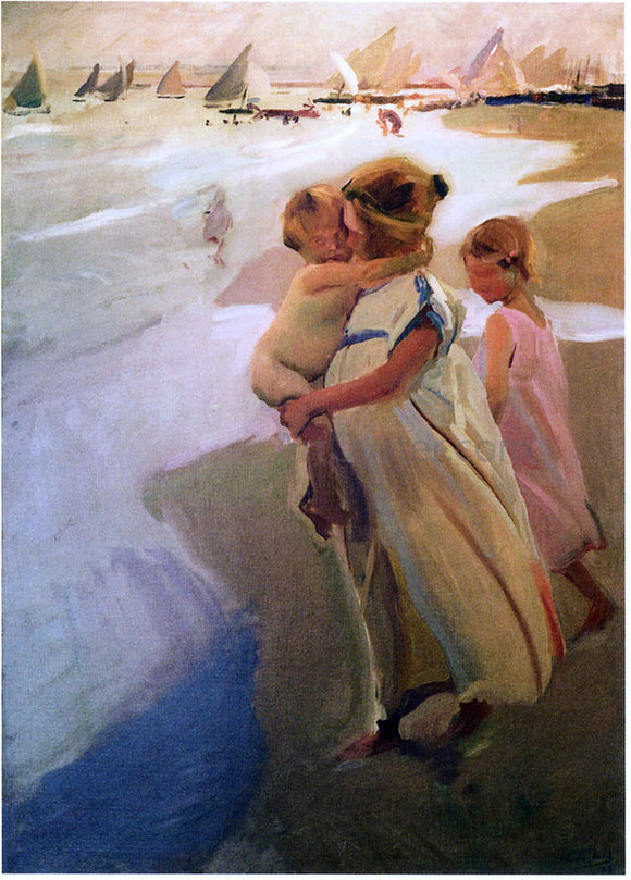  Joaquin Sorolla Y Bastida To the Water, Valencia - Art Print