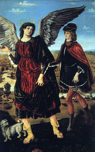  Antonio Pollaiolo Tobias and the Angel - Art Print