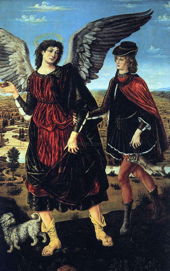  Antonio Pollaiolo Tobias and the Angel - Art Print