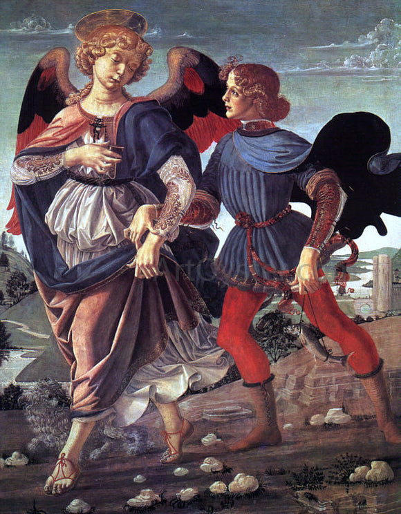  Andrea del Verrocchio Tobias and the Angel - Art Print