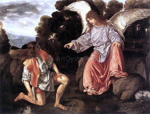  Giovanni Girolamo Savoldo Tobias and the Angel - Art Print