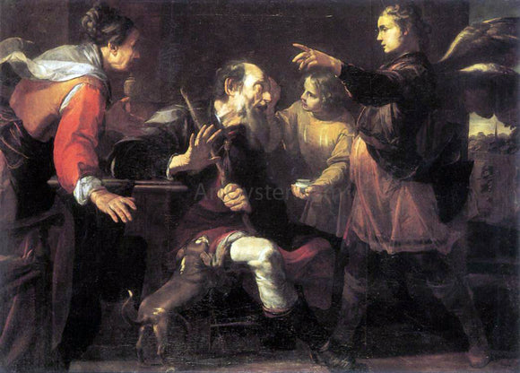  Gioacchino Assereto Tobias Healing the Blindness of His Father - Art Print