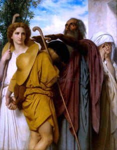  William Adolphe Bouguereau Tobias Saying Farewell to his Father - Art Print