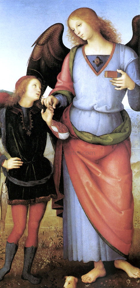  Pietro Perugino Tobias with the Archangel Raphael - Art Print