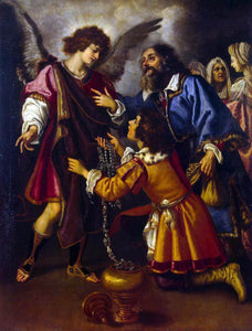  Giovanni Bilivert Tobias's Farewell to the Angel - Art Print