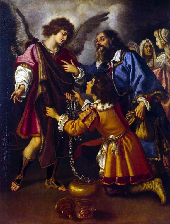  Giovanni Bilivert Tobias's Farewell to the Angel - Art Print