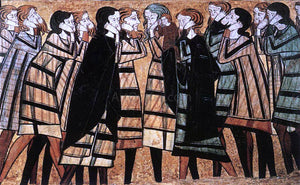  Unknown Catalan Painters Tomb of Don Sancho Saiz de Carillo (detail) - Art Print