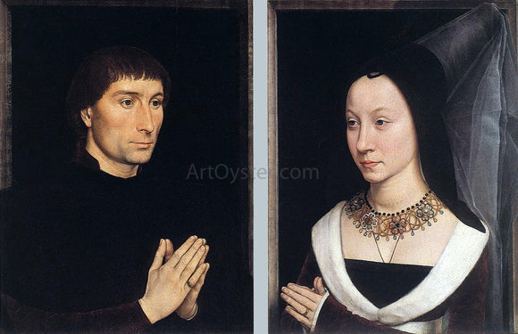  Hans Memling Tommaso Portinari and his Wife - Art Print