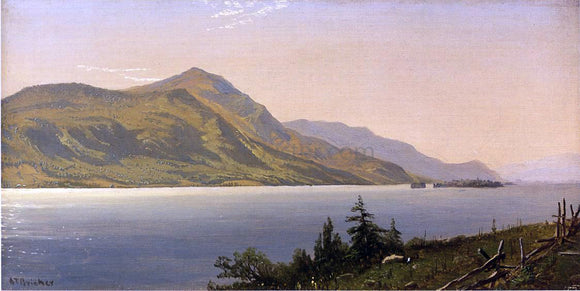  Alfred Thompson Bricher Tontue Mountain, Lake George (also known as Tongue Mountain, Lake George) - Art Print