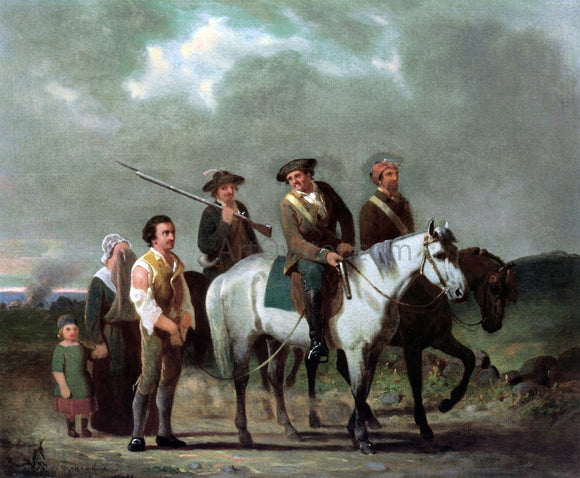  William Tylee Ranney Tories with a Prisoner - Art Print