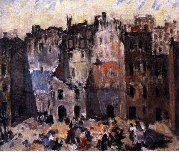  Robert Spencer Torn Out Buildings - Art Print