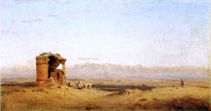  Sanford Robinson Gifford Torre dei Schiavi - Roman Campagna - Art Print