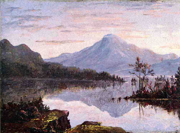  Sanford Robinson Gifford Toung Mountain, Lake George - Art Print